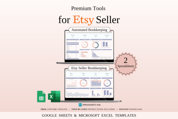 Elevate Your Etsy Shop with Premium Spreadsheet Templates