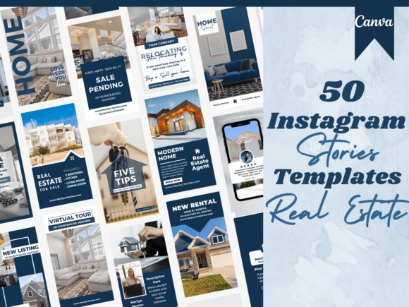 Elevate Your Listings with 50 Real Estate Instagram Story Templates
