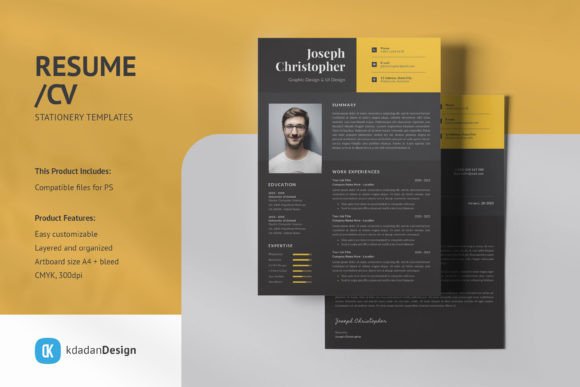 Modernize Your Career: Resume/CV PSD Design Templates Vol 169