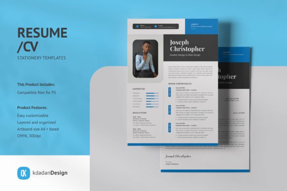 Modernize Your Job Hunt: Resume/CV PSD Design Templates Vol 175