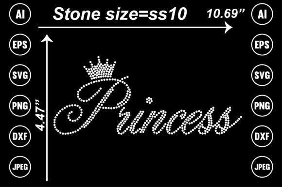 Princess Rhinestone Templates: A Designer's Ready-Made Asset
