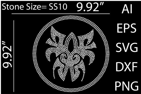 Printable (Tattoo) Rhinestone Templates: Instant Design Assets