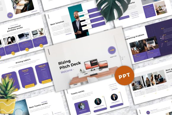 Rizing: Elevate Your Presentations with This Modern Template