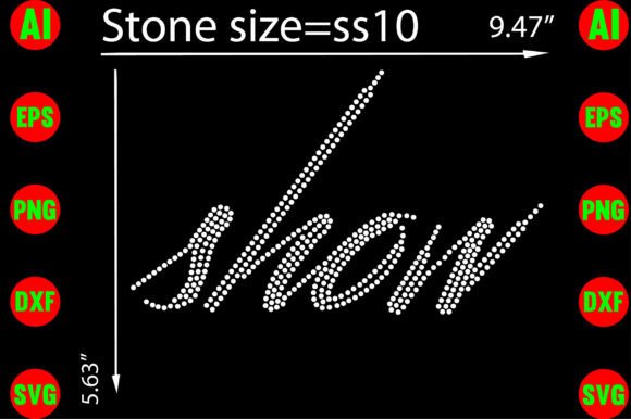 Show Rhinestone Templates Design: Sparkle for Every Project