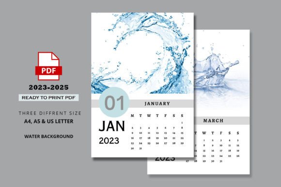 Stunning Calendar Templates 2023-2025: A Visual Journey for Your Year
