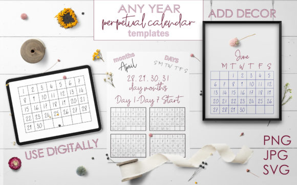 Timeless Design: The Versatility of Perpetual Calendar Templates