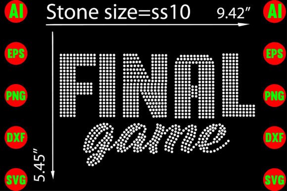 Unlock Your Creative Potential with Final Game Rhinestone Templates Design